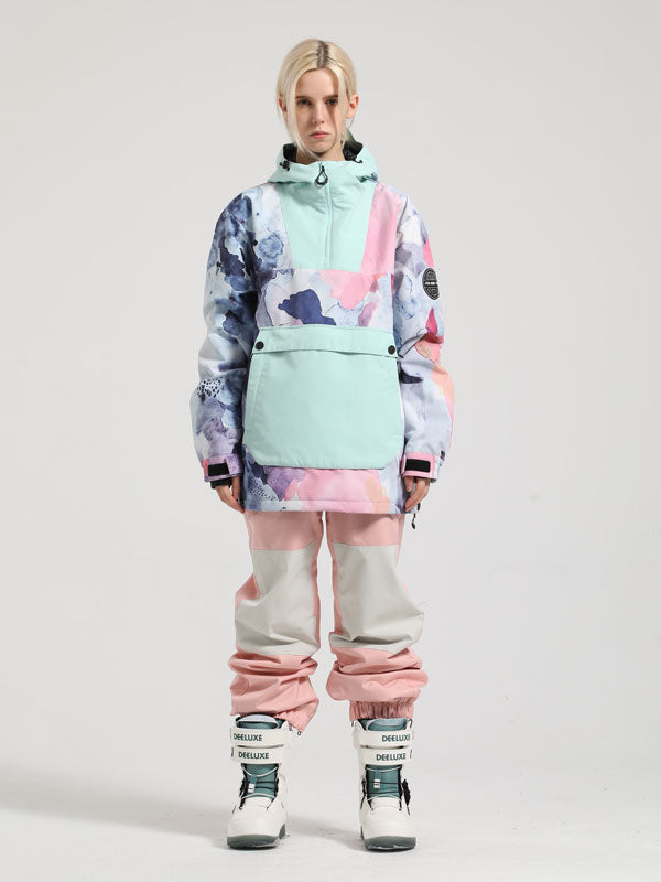 Women's Gsou Snow Mountain Messenger Anorak Snow Jacket & Pants Set