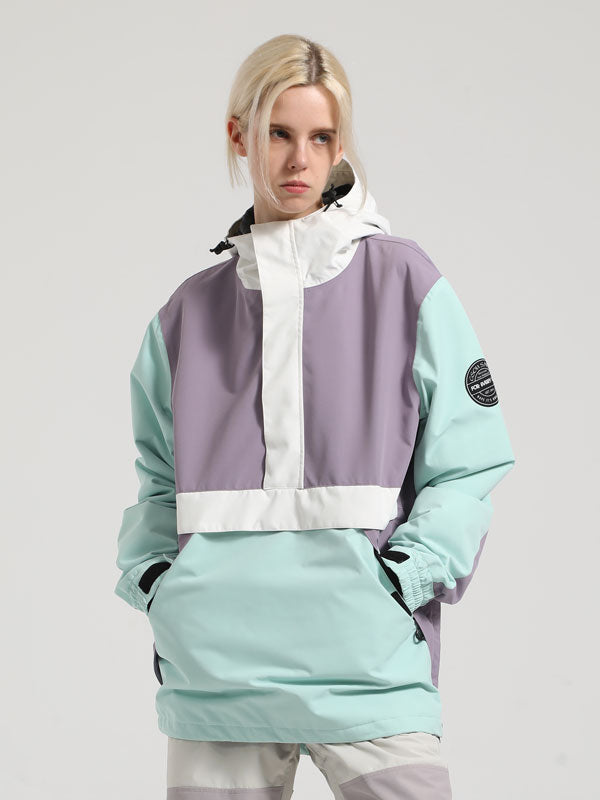 Women's Gsou Snow Winter Messenger Anorak Snow Jacket