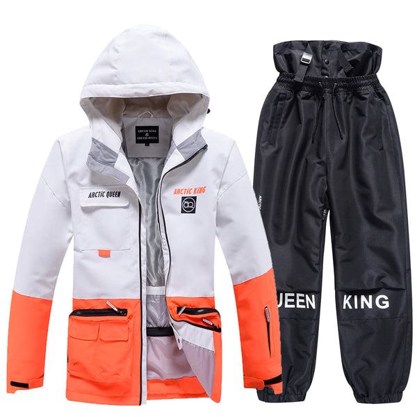 Women's Sportive Unisex Fun Spot Snow Suit