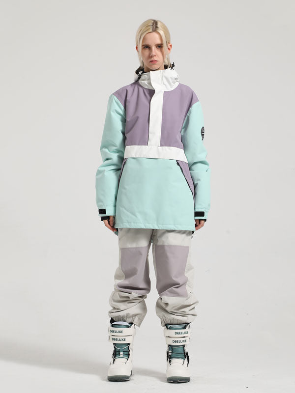 Women's Gsou Snow Winter Messenger Anorak Snow Jacket & Pants Set