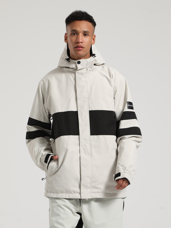 Men's Gsou Snow Light Zone Stripe Snowboard Jacket