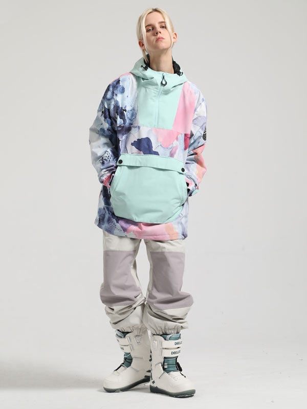 Women's Gsou Snow Mountain Messenger Anorak Snow Jacket & Pants Set