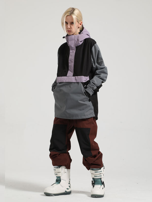 Women's Gsou Snow Winter Messenger Anorak Snow Jacket & Pants Set
