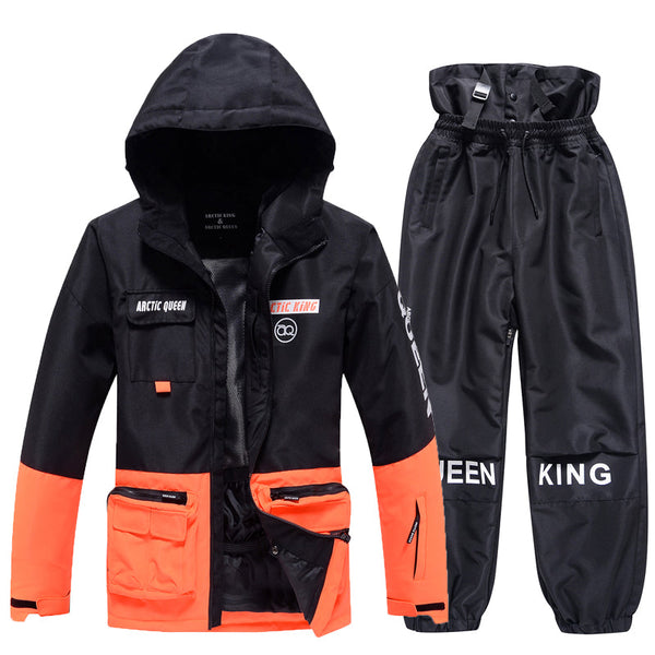 Men's Sportive Unisex Fun Spot Snow Suit