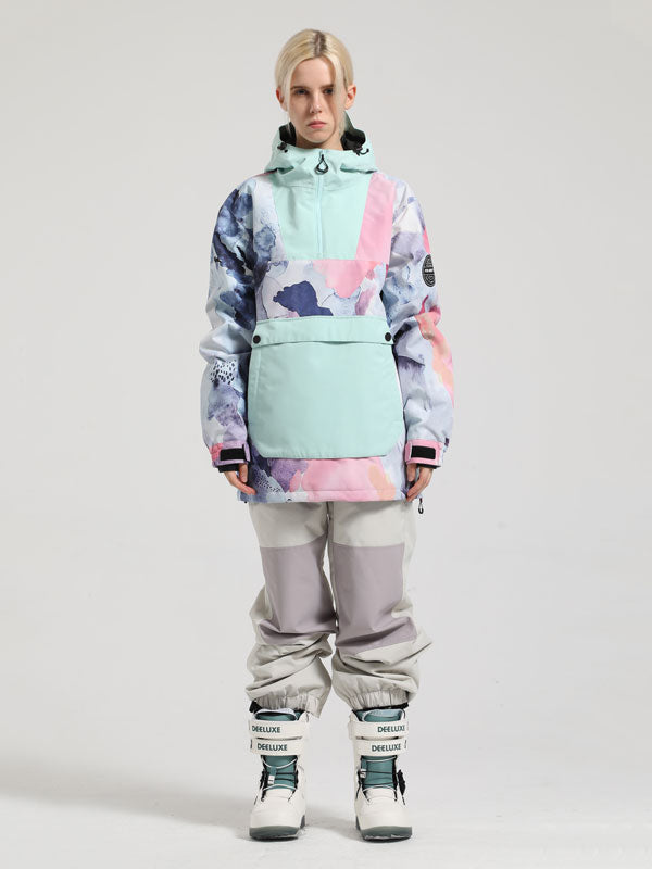 Women's Gsou Snow Mountain Messenger Anorak Snow Jacket & Pants Set