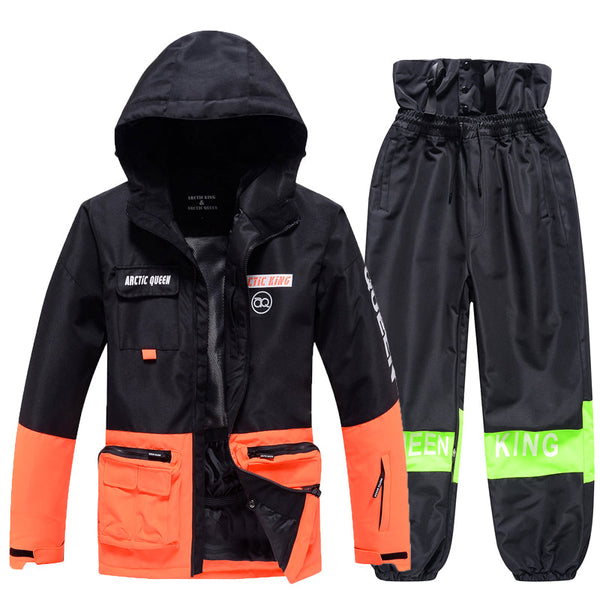 Women's Sportive Unisex Fun Spot Snow Suit