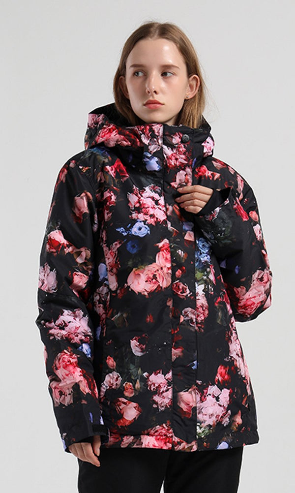 Damen SMN Mountain Freeze Bunte Wasserdicht Winter Snowboard Jacke