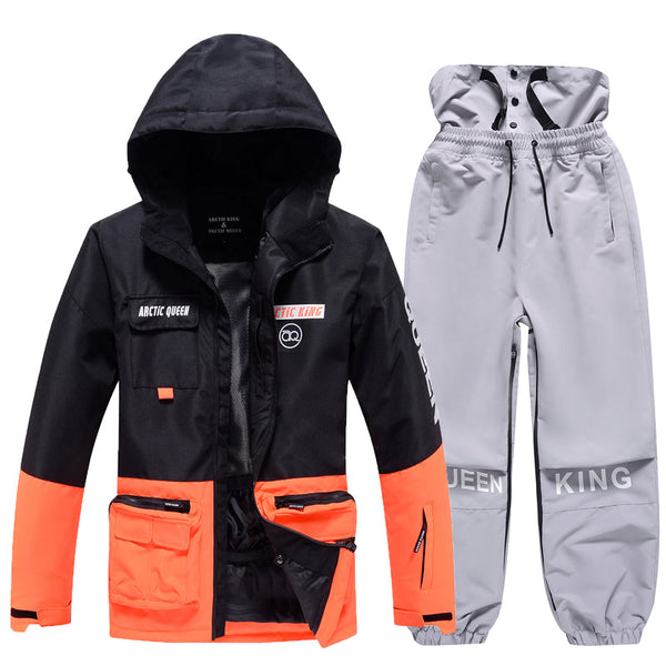 Women's Sportive Unisex Fun Spot Snow Suit