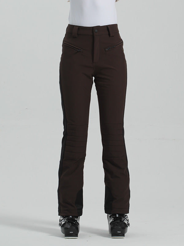 Women's Gsou Snow Elegant Stretch Flare Ski Pants