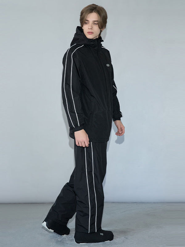 Men's Dook Snow Track Stripe Snowboard Jacket & Pants