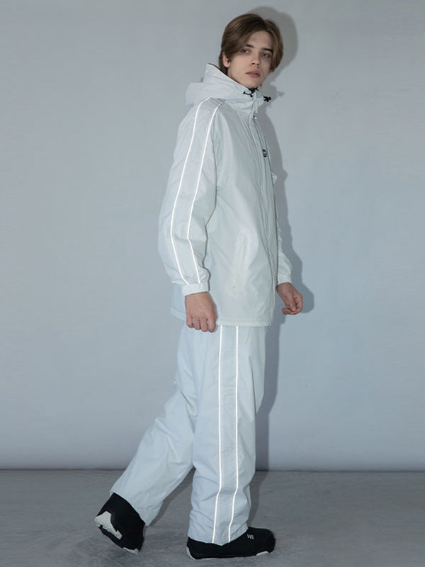 Men's Dook Snow Track Stripe Snowboard Jacket & Pants