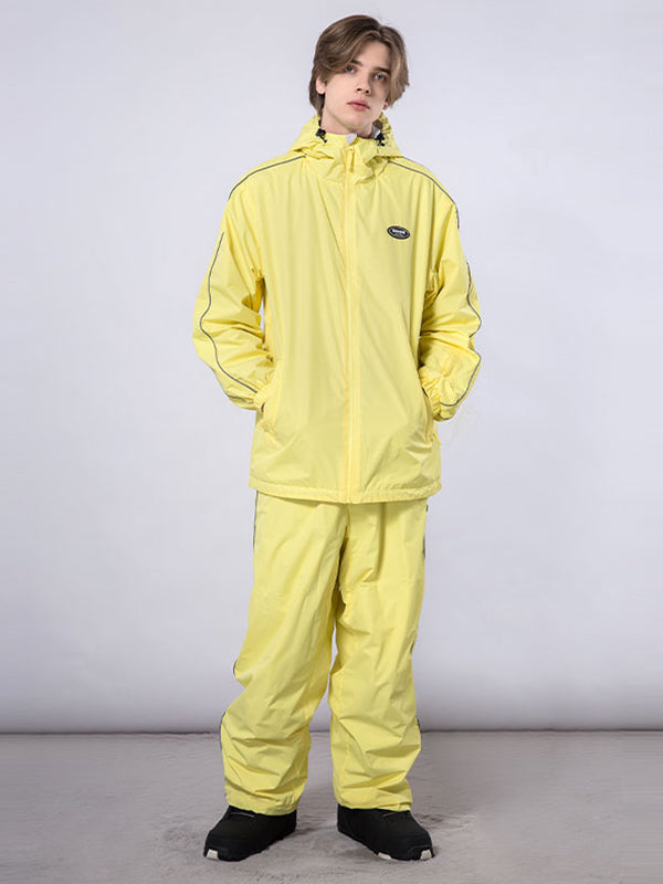 Men's Dook Snow Track Stripe Snowboard Jacket & Pants