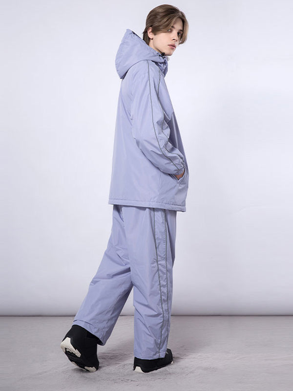 Men's Dook Snow Track Stripe Snowboard Jacket & Pants