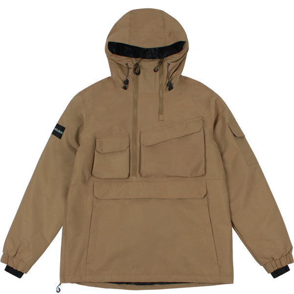 Men's Gsou Snow Winter Action Cargo Anorak Snow Jacket