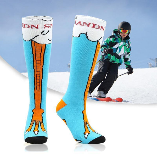 Kinder Nandn Cute Pattern Unisex Ski & Snowboard Socken