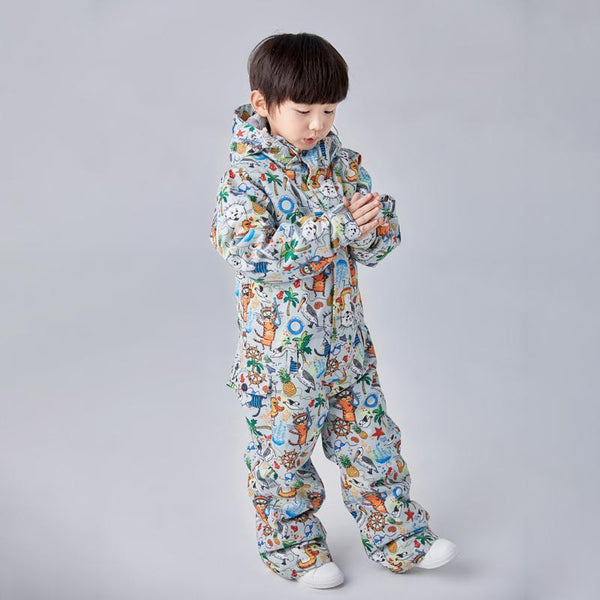 Boys Searipe One Piece Stylish Ski Suits Winter Jumpsuit Snowsuits