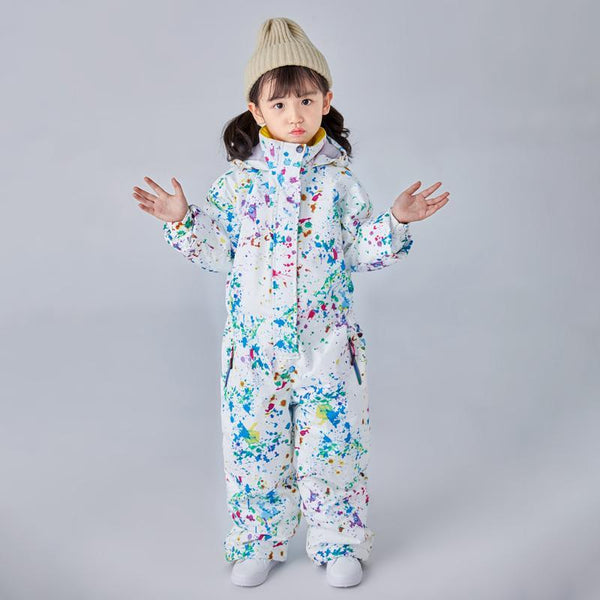 Girls Searipe One Piece Stylish Ski Suits Winter Jumpsuit Snowsuits