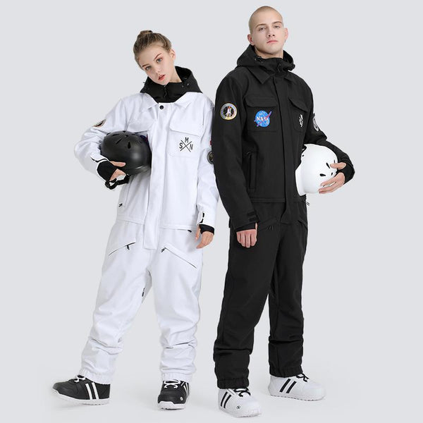 Herren SMN Slope Star Nasa Icon Winter Snowboard Einteiler Schneeanzüge