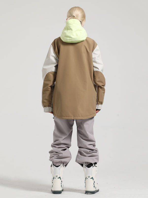 Women's Gsou Snow Winter Messenger Anorak Snow Jacket & Pants Set