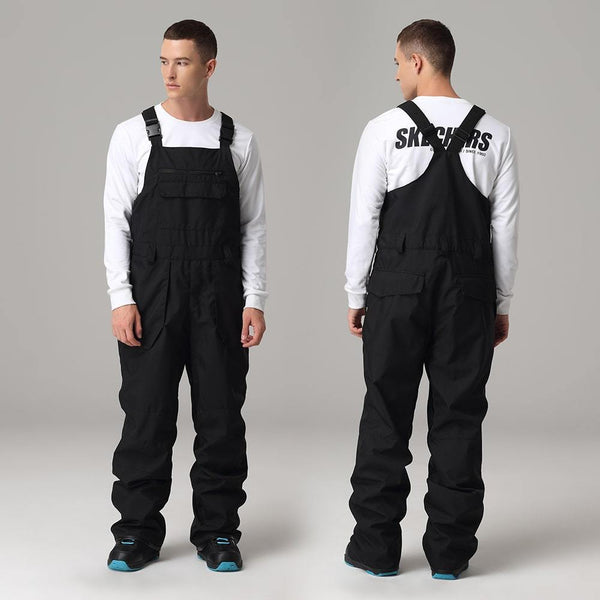 Herren Searipe Mountain Terry Winter Snow Bibs Latzhose Skihose