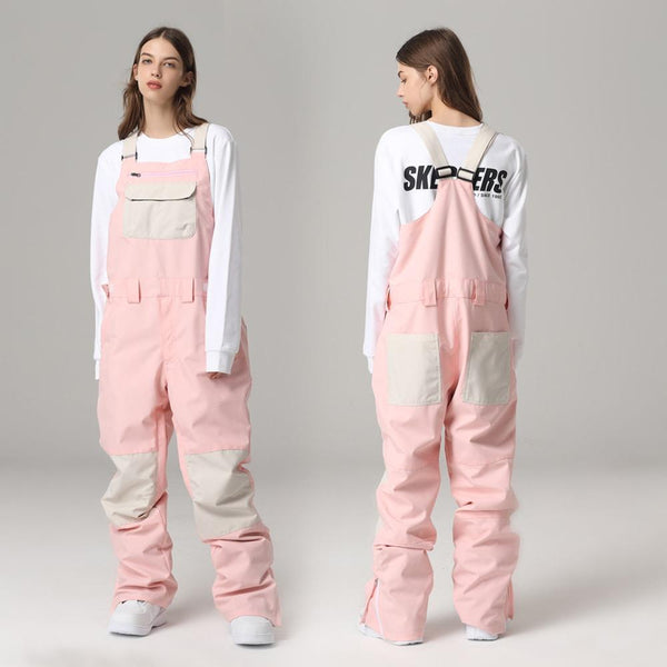 Damen Searipe Unisex Red Winter Mountain Discover Snowboard Hose Ski Bibs Latzhose