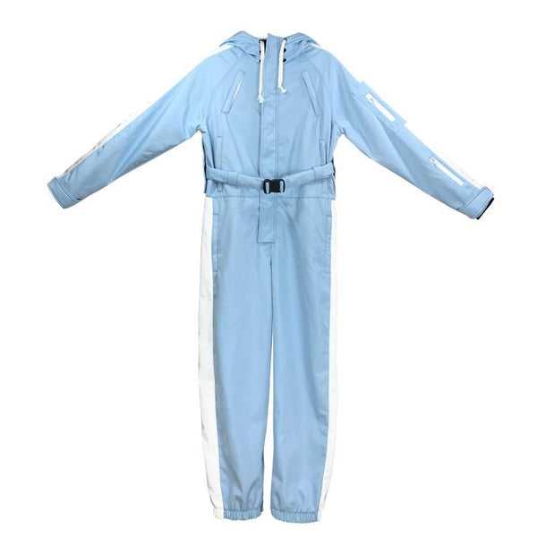 Women's Unisex North White Colorful Sky One Piece Snowsuit