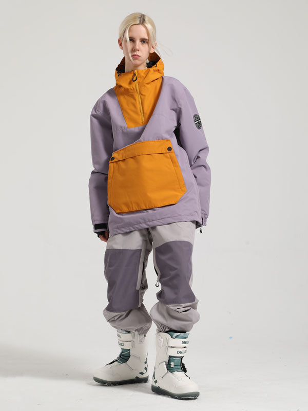Women's Gsou Snow Mountain Messenger Anorak Snow Jacket & Pants Set