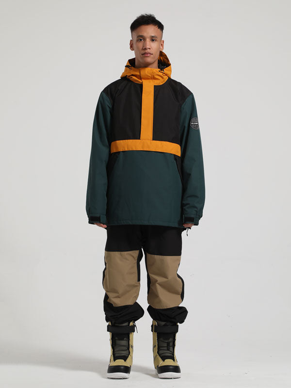 Men's Gsou Snow Winter Messenger Anorak Snow Jacket & Pants Set