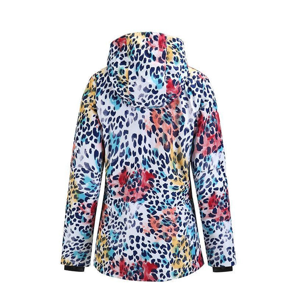 Women's SMN Mountain Aventure Fashion Print Waterproof Snowboard Jacket