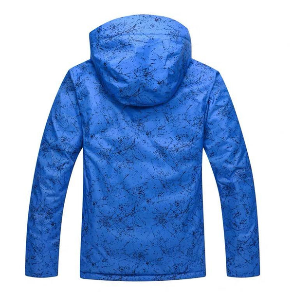 Damen Unisex Snowy Owl Mountain Ice Breaker Wasserdichte Skijacke mit Kapuze