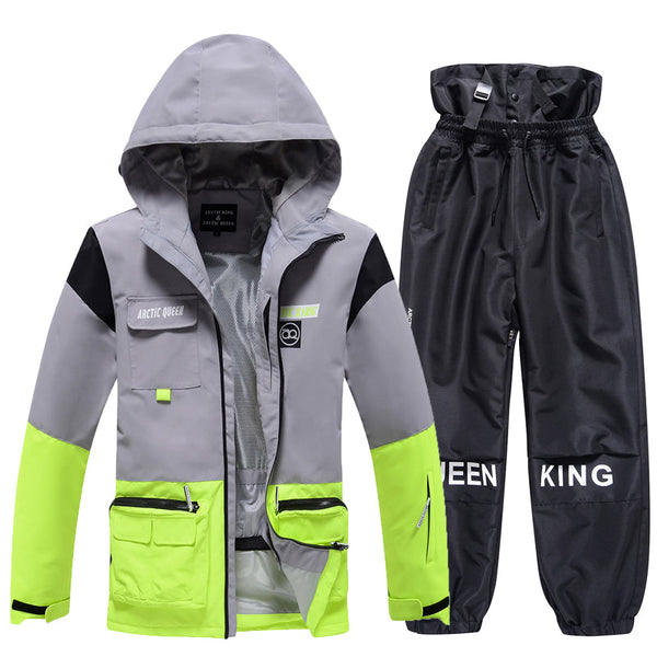Women's Sportive Unisex Fun Spot Snow Suit