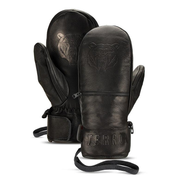 Men's Terror Snowshred Full Leather Ski Snowboard Mittens
