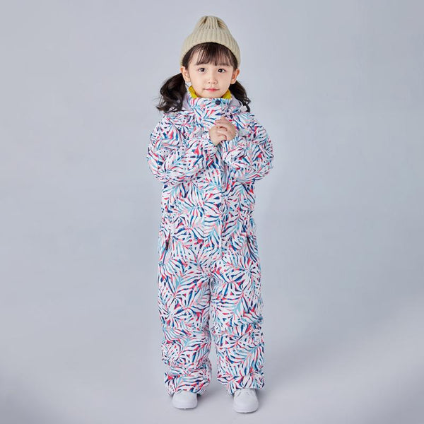 Girls Searipe One Piece Stylish Ski Suits Winter Jumpsuit Snowsuits