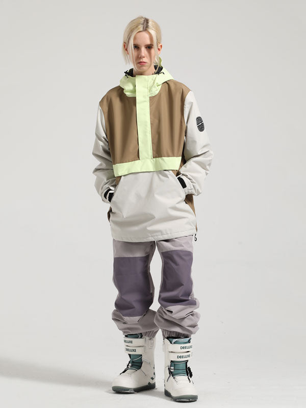 Women's Gsou Snow Winter Messenger Anorak Snow Jacket & Pants Set