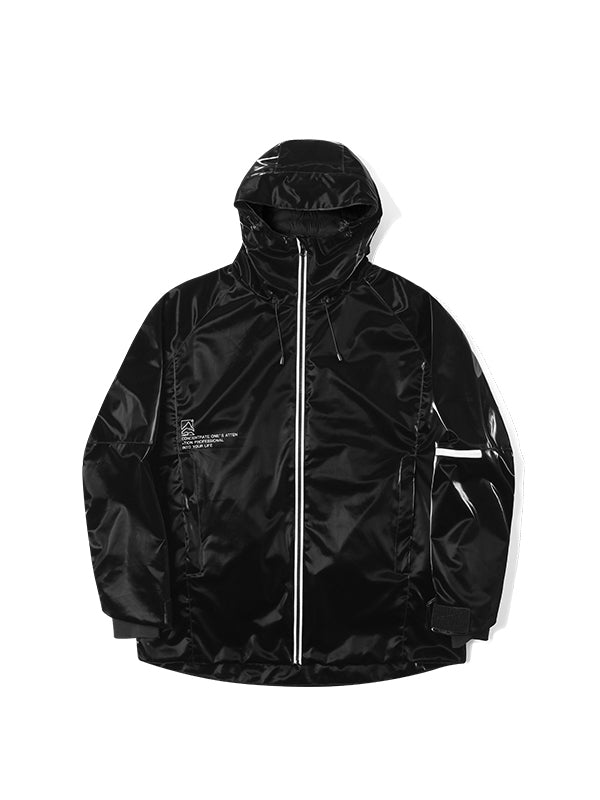 Men's Ld Ski Black Paint Graphene 3L Snow Jackets