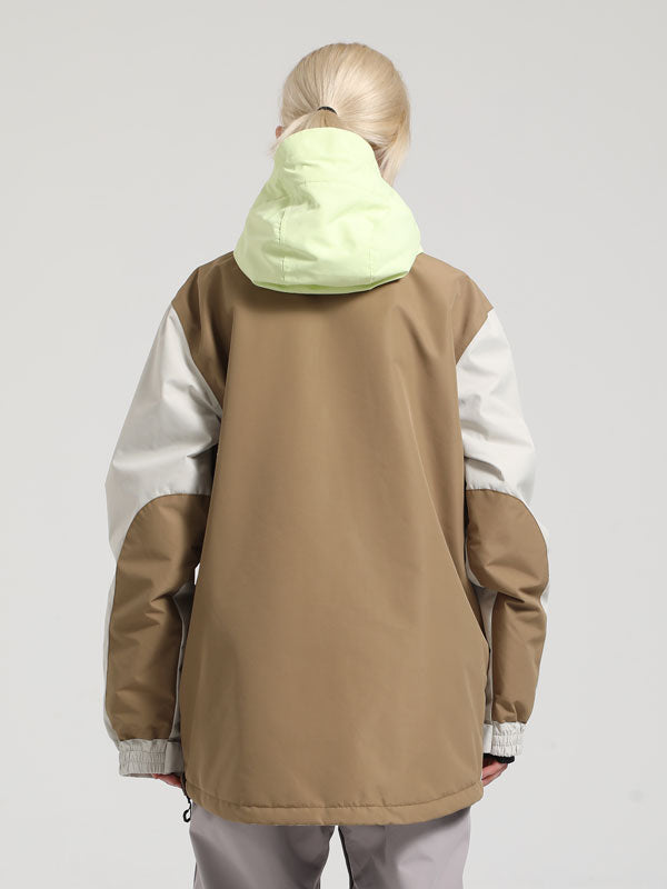 Women's Gsou Snow Winter Messenger Anorak Snow Jacket