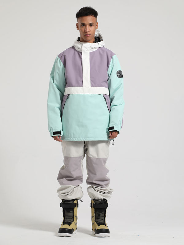 Men's Gsou Snow Winter Messenger Anorak Snow Jacket & Pants Set