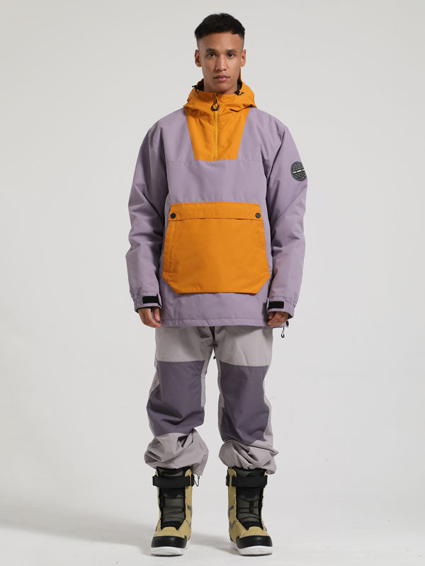 Men's Gsou Snow Mountain Messenger Anorak Snow Jacket & Pants Set