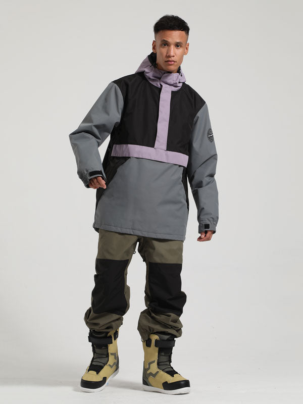 Men's Gsou Snow Winter Messenger Anorak Snow Jacket & Pants Set