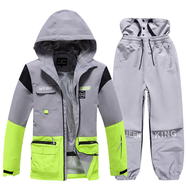 Women's Sportive Unisex Fun Spot Snow Suit