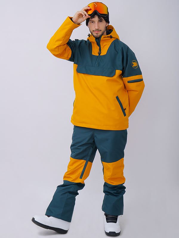 Snowshred Alpine Ranger Colorblock-Anorak-Schneeanzüge für Herren