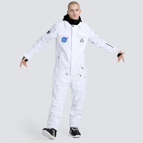 Herren SMN Slope Star Nasa Icon Winter Snowboard Einteiler Schneeanzüge