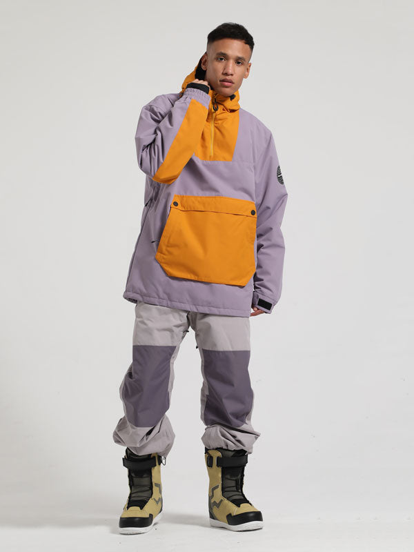 Men's Gsou Snow Mountain Messenger Anorak Snow Jacket & Pants Set