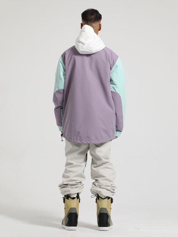 Men's Gsou Snow Winter Messenger Anorak Snow Jacket & Pants Set