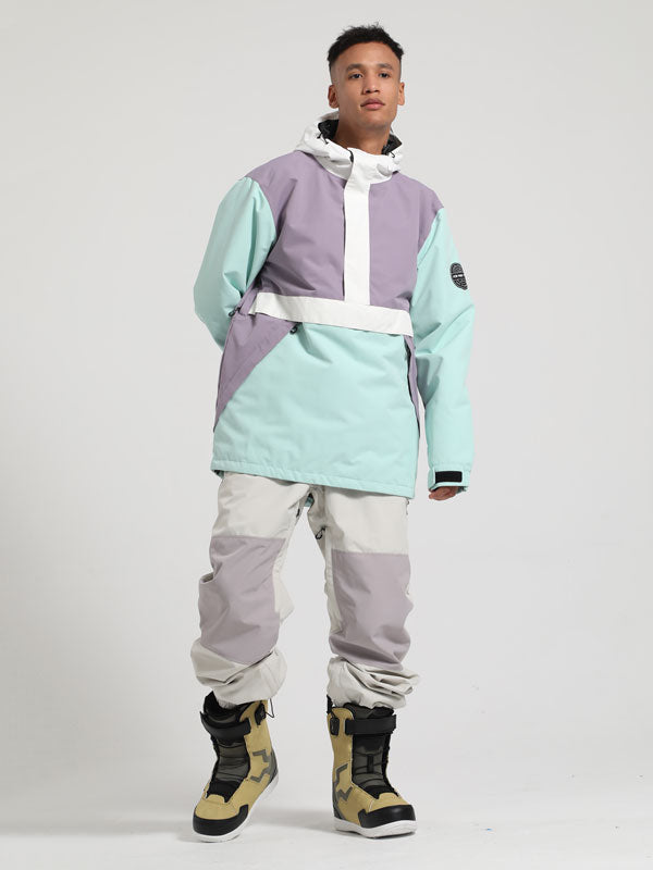Men's Gsou Snow Winter Messenger Anorak Snow Jacket & Pants Set