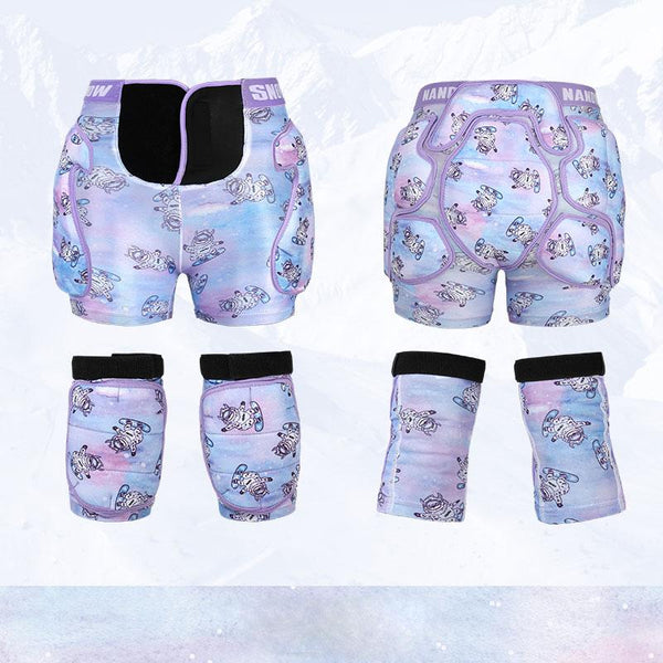 Kids Nandn Little Explorer Professional Snow Hip Pad & Knee Pad