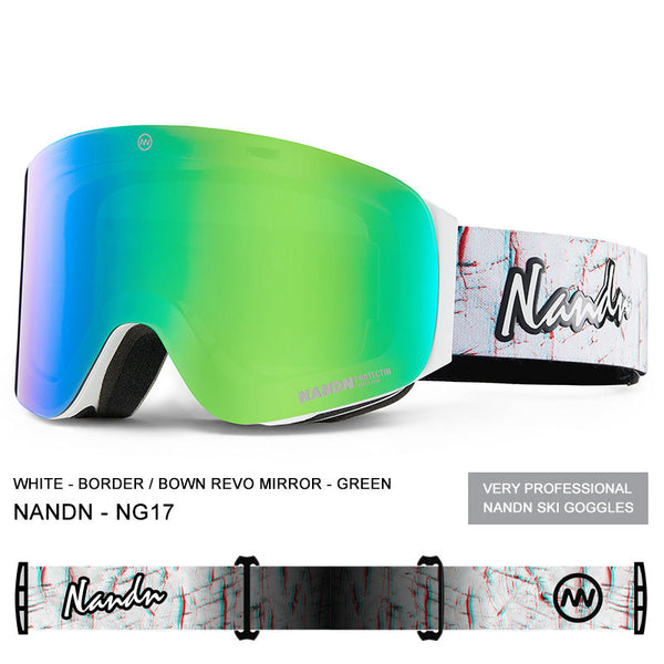 Nandn Unisex Snowboard Protection Openable Snow Ski Goggles
