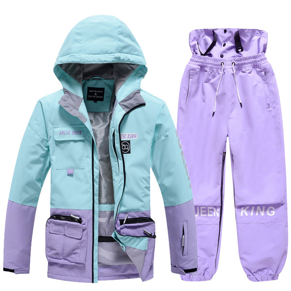 Women's Sportive Unisex Fun Spot Snow Suit