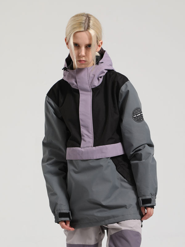 Women's Gsou Snow Winter Messenger Anorak Snow Jacket