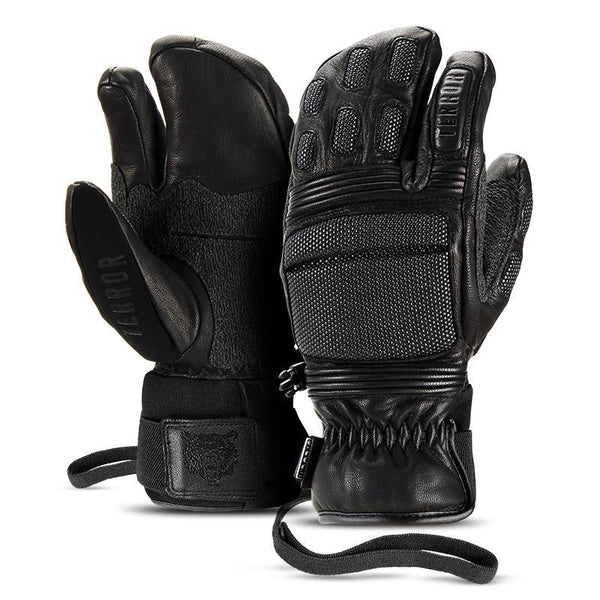 Terror Competitor Full Leather Snowboard Ski Mittens